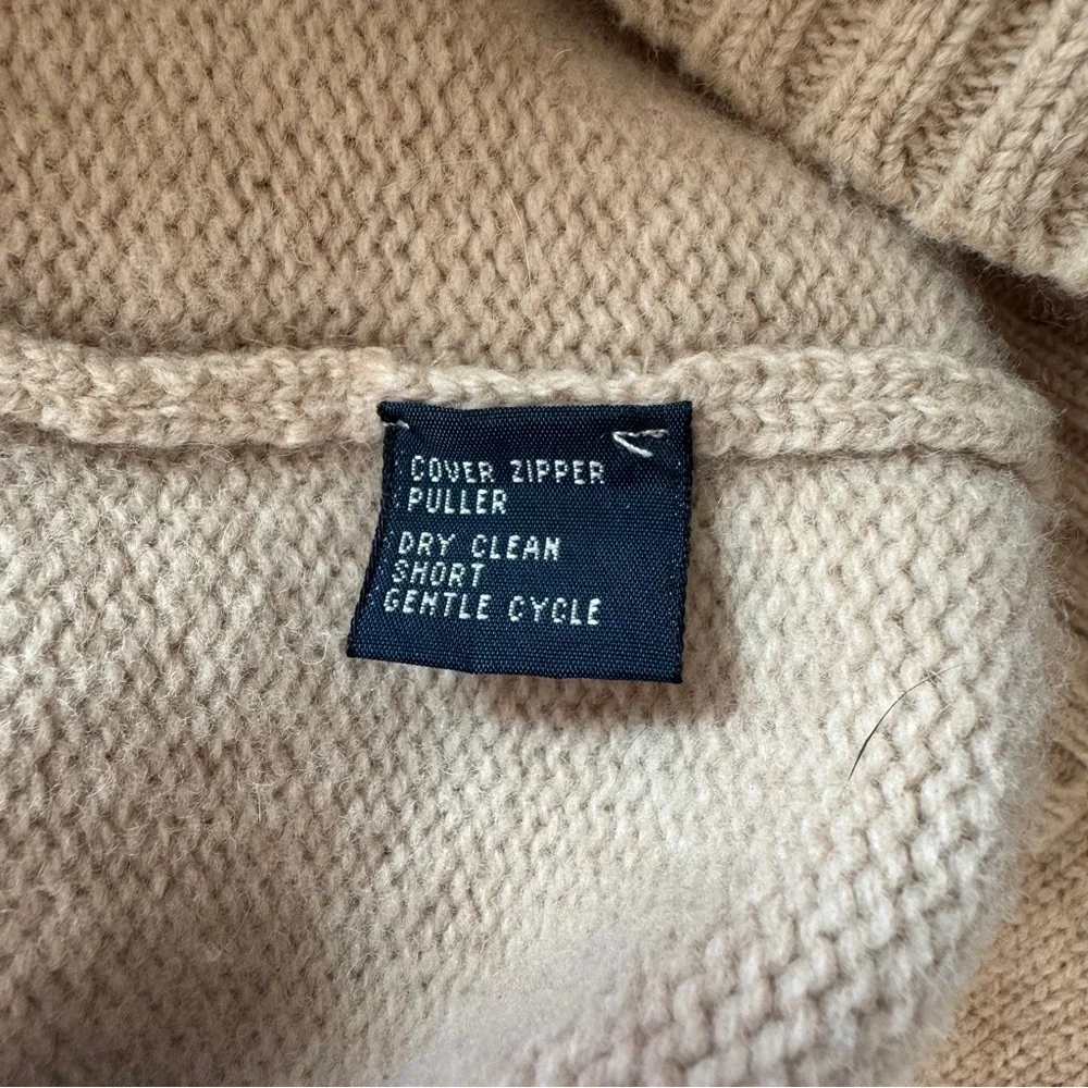 Polo Ralph Lauren Vintage 90’s 100% Lambswool 1/4 Zip Sweater